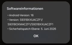 Softwareinformation Samsung S25.jpg